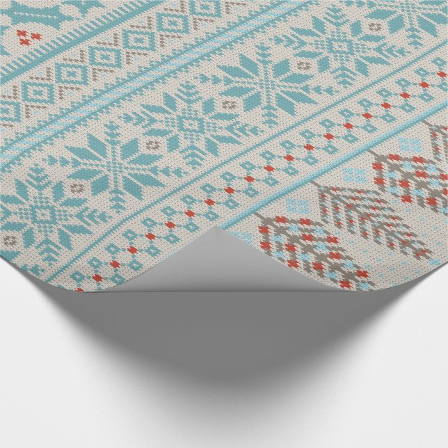 Packpapier für den Strick (Ecke)