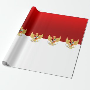 Packpapier für die indonesische Flagge