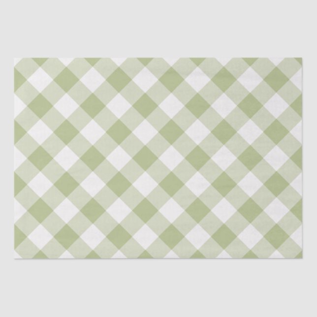 Packpapier "Karo-Tissue Wrapping Paper" (Tissue) f Seidenpapier (Vorderseite)