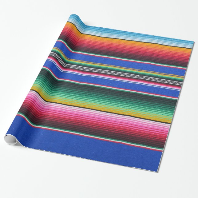 Packpapier, serape Druck Veilchen Geschenkpapier (Ungerollt)