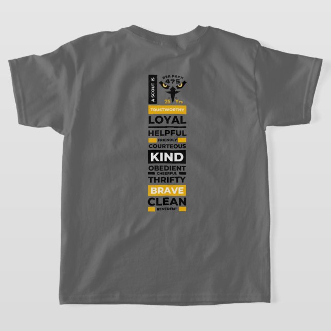 Packung 475 | T - Shirt zum 25. Jahrestag (AblageHinten)