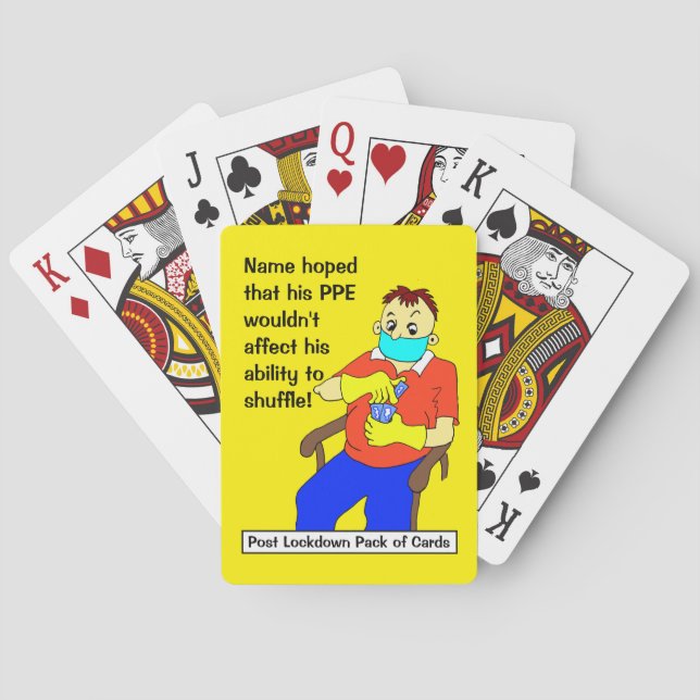 Packung für die Nachschallung Spielkarten (Rückseite)