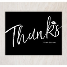 Packung mit 24 Graduationskappen und Name Faltscha