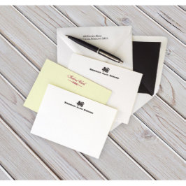 Packung mit 25 Letterpress Motif Korrespondenzkart