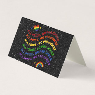 Packung mit 25 LGBT Glitter All Pride No Prejudice