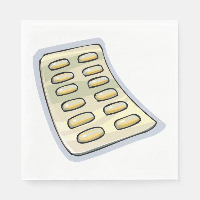 Packung Tabletten Serviette (Vorderseite)