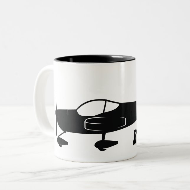 Packwagen RV-12 Zweifarbige Tasse (Vorderseite Links)