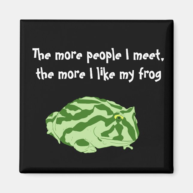 Pacman Frogs besser als Menschen? Magnet (Vorne)