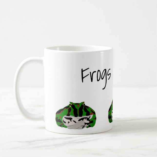 Pacman Frosch Kaffeetasse (Links)