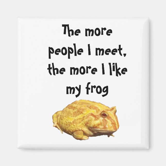 Pacman Frosch Lemon Magnet (Vorne)