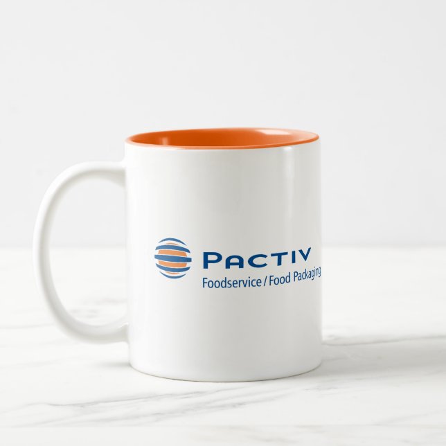 Pactiv Kaffee-Tasse Zweifarbige Tasse (Links)