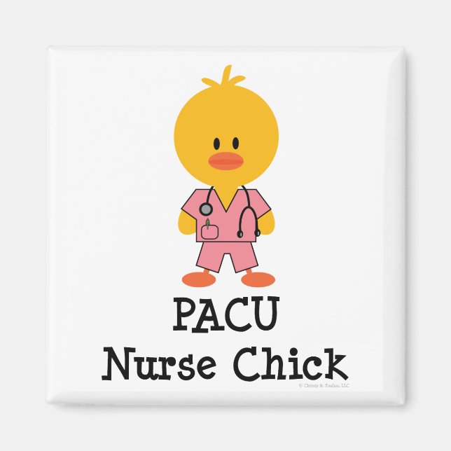 PACU Nurse Chick Magnet (Vorne)