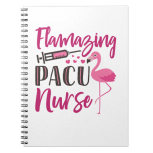 PACU Nurse Flamingo Nurse's Week Wertungsgeschenk Notizblock