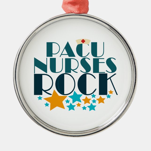 PACU Nurses Rock Ornament Aus Metall (Vorne)