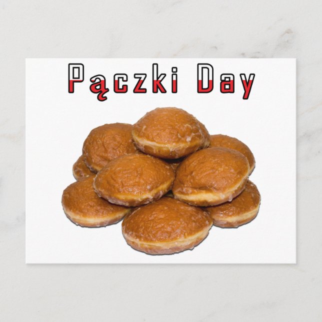 Paczki Day Postkarte (Vorderseite)