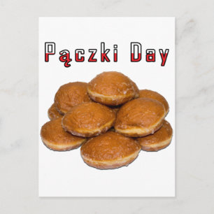 Paczki Day Postkarte