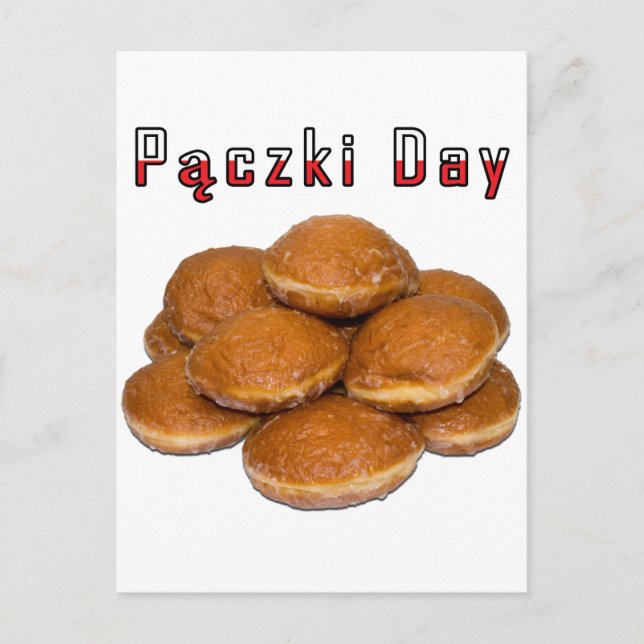 Paczki Day Postkarte (Vorderseite)