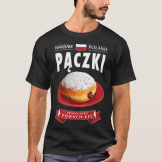 Paczki Tag Polen friergefrorenes Eisen gefüllt Don T-Shirt