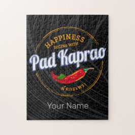 Pad Kaprao Chili Street Food Vintag Thailand Puzzle