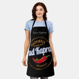 Pad Kaprao Chili Street Food Vintag Thailand Schürze