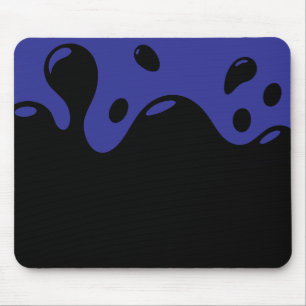 Pad mit blauen und schwarzen Maus Mousepad