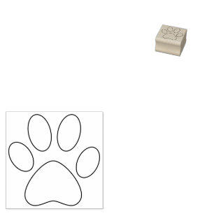 Pad Print Kontur Right Pet Katze Hund einfach klei Gummistempel