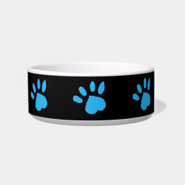 Pad Print Pet Bowl (Schwarz & Blau) Napf