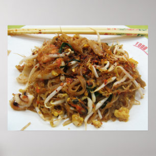 Pad Thai [ผัดไทย] Thailand Street Food Poster
