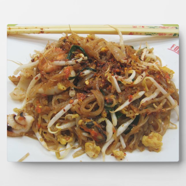 Pad Thai [ผั ด ท ย] Thailand Street Food Fotoplatte (Vorderseite)