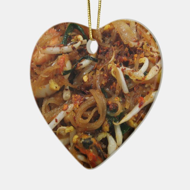 Pad Thai [ผั ด ท ย] Thailand Street Food Keramikornament (Links)