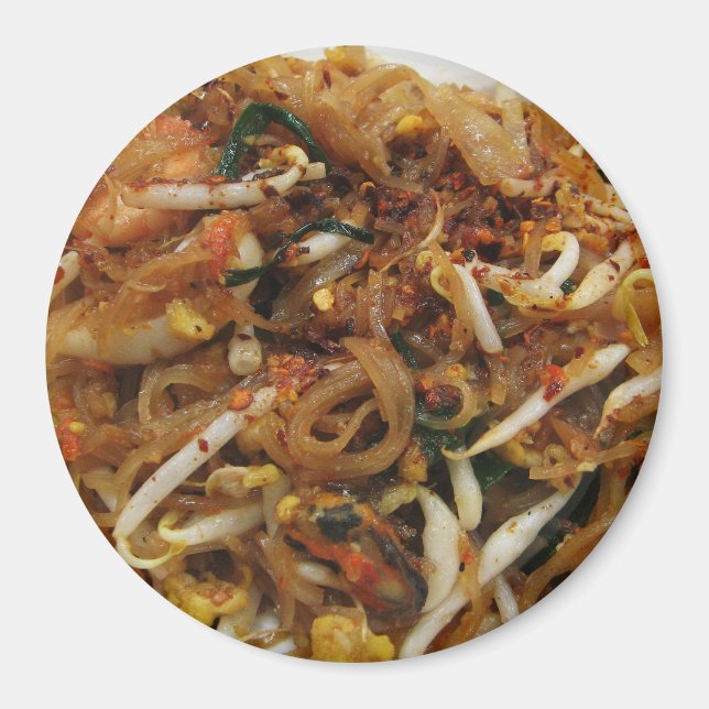 Pad Thai [ผั ด ท ย] Thailand Street Food Magnet (Vorne)