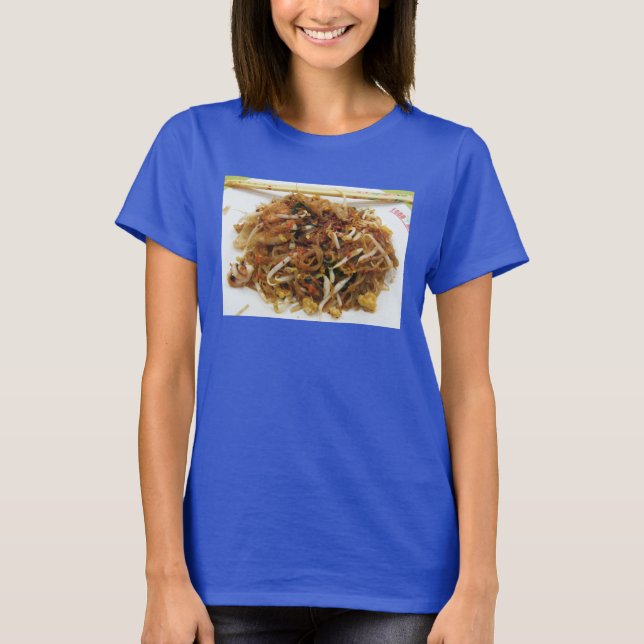 Pad Thai [ผั ด ท ย] Thailand Street Food T-Shirt (Vorderseite)