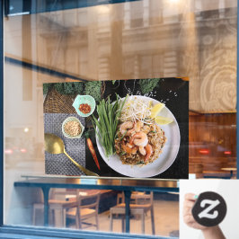 Pad Thai Pad Thai Prawn Thai Food Thai Noodle Fensteraufkleber