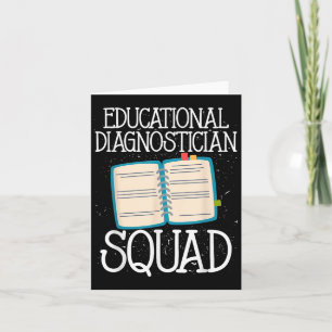 Pädagoge Diagnostikerin Squad Motivation Spaß Karte