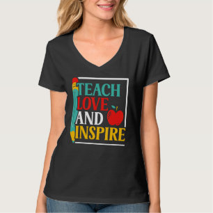 Pädagoge Erzieher Lehrer Lehrerin Liebe unterricht T-Shirt