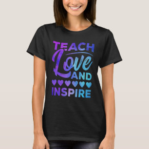 Pädagoge Erzieher Präzeptor Lehrer Liebe unterrich T-Shirt