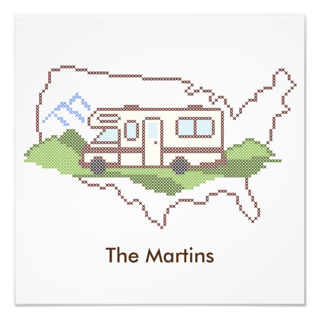 Pädagoge-Poster für Ihre Road-Trip USA Fotodruck (Vorne)