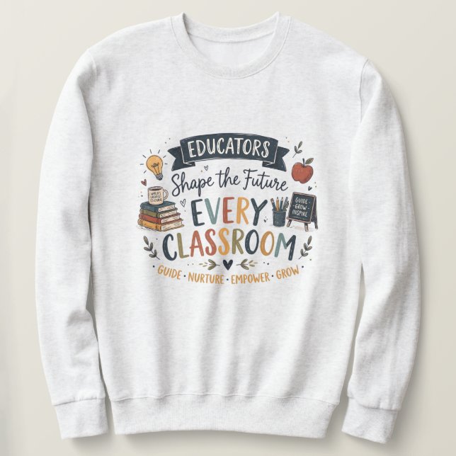 Pädagogen gestalten die Zukunft Sweatshirt (Design vorne)