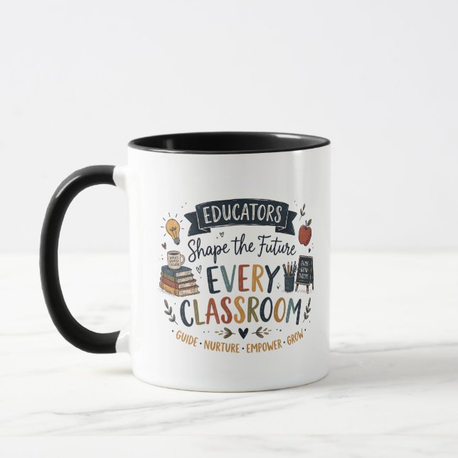 Pädagogen gestalten die Zukunft Tasse (Links)