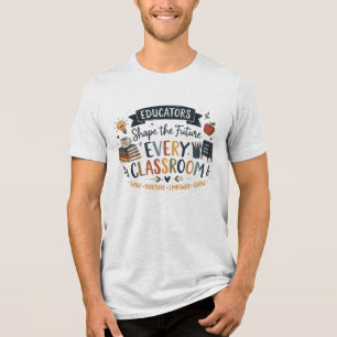 Pädagogen gestalten die Zukunft Tri-Blend Shirt