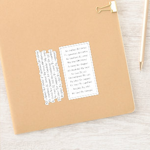 Pädagogisches Griechisches Alphabet / Griechische  Aufkleber