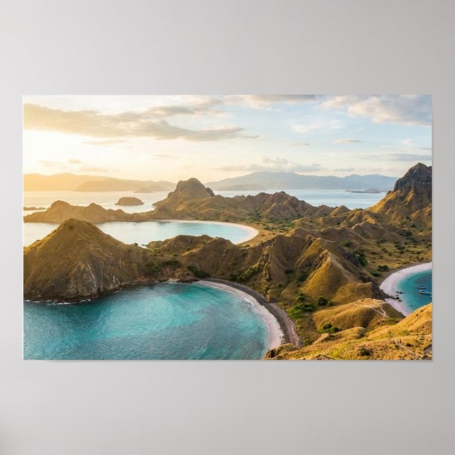 Padar-Insel-Plakat Poster (Vorne)