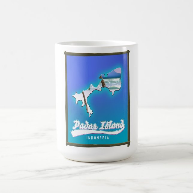 Padar Island Indonesien Kaffeetasse (Mittel)