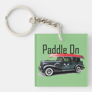 Paddel auf klassischem Automobil-Design - Platz (d Schlüsselanhänger