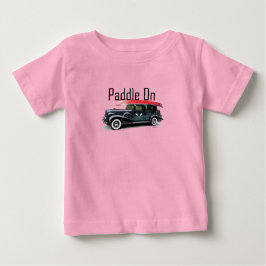 Paddel auf klassischem CarDesign - Baby Fine Jerse T-shirt