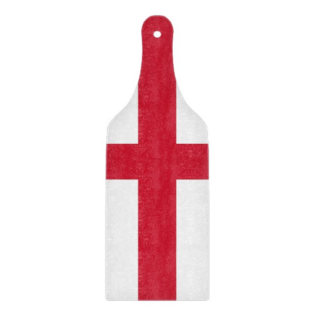 Paddel aus Glas - England Schneidebrett (Vorderseite)
