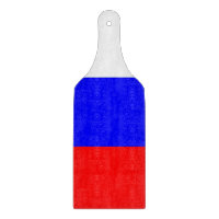 Paddel aus Glas mit Russland-Flagge