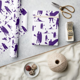 Paddel-Boarding Geschenkpapier