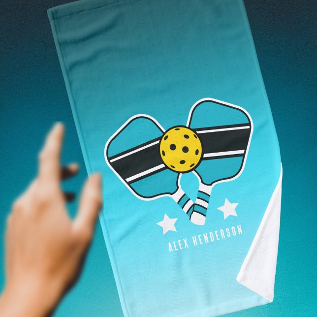 Paddel für den Namen Mint Pickleball Handtuch (Von Creator hochgeladen)