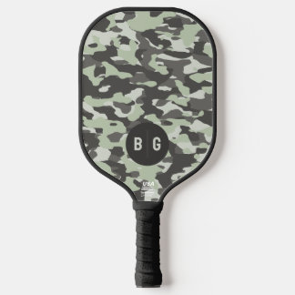 Paddel für die benutzerdefinierte Monogramm-grüne Pickleball Schläger